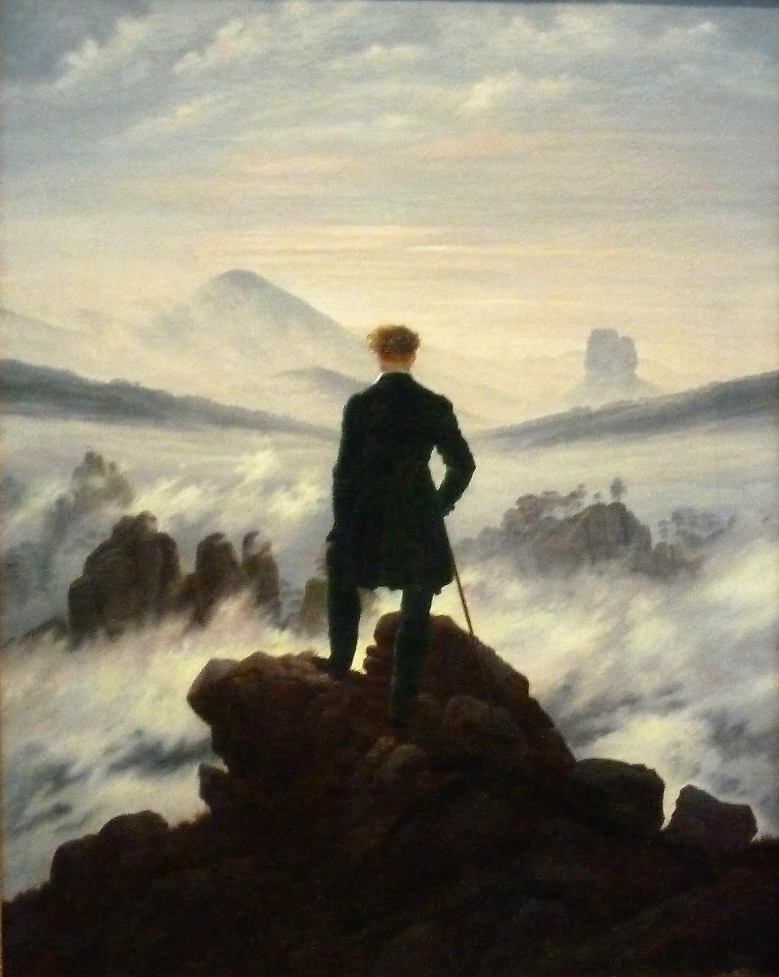 At stå i det åbne landskab