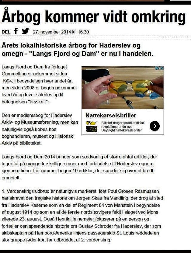 Anmeldelse i Ugeavisen af De sidste efterretninger 2014 (2)